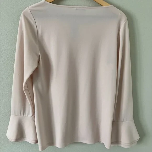 Calvin Klein medium long-sleeved blush blouse - Picture 4 of 6